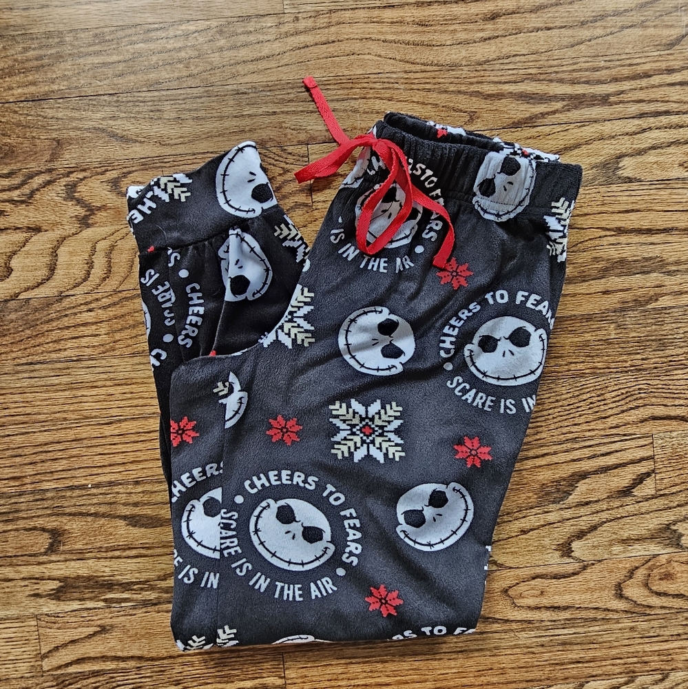 Nightmare Before Christmas Fleece Pants Small 4-6